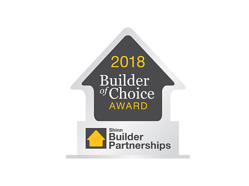 Windsong Properties Wins a 2018 Builder Partnership's Builder of Choice™ Award